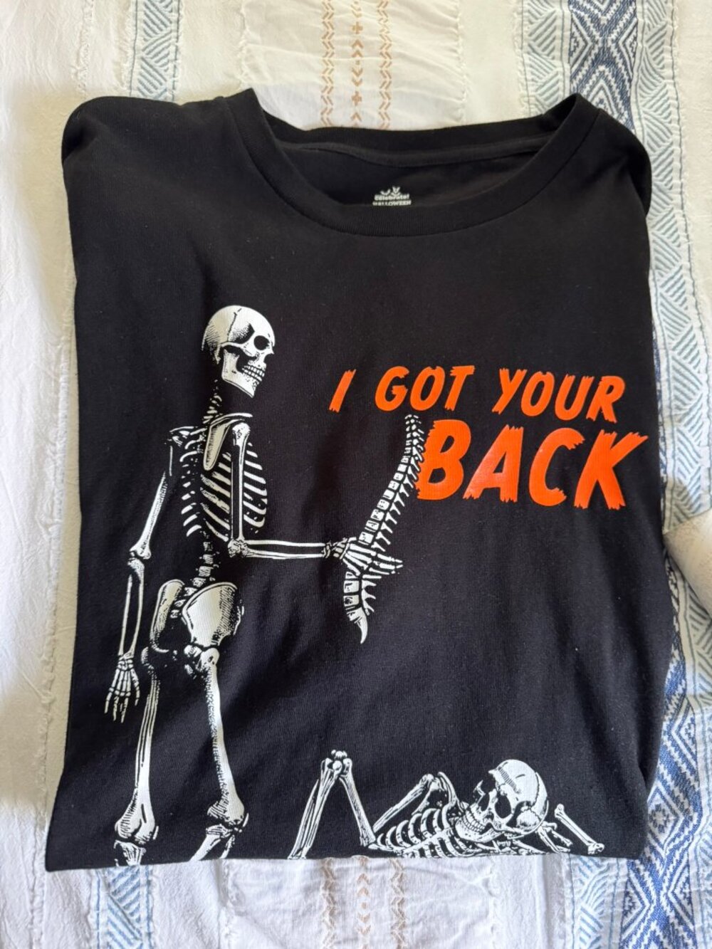Celebrate Halloween Mens 2XL Graphic Skeleton T-shirt NWOT